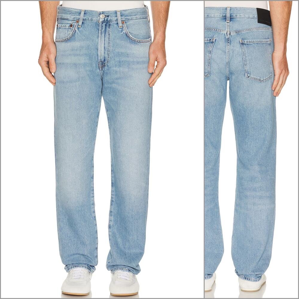 Citizens of Humanity Men's Elijah Classic Straight Denim Jeans Light blue 33
